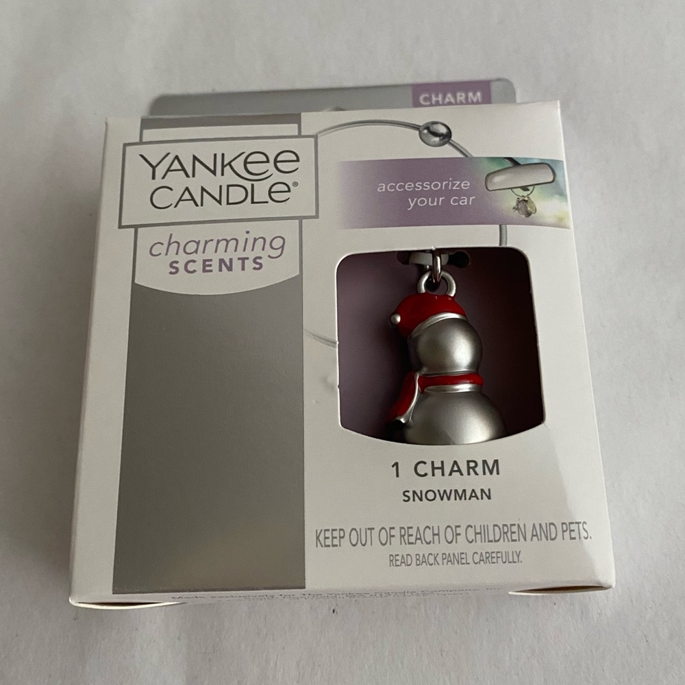 Yankee Candle Snowman Car Charm☃️
